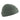 Fleece watch cap in forest green with curved brim and dome crown