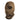 Coyote balaclava with face opening and chin coverage, textured knit hood.