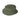 CPU cotton ripstop hat in olive green, with front fabric patch and brim stitching