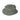 CPU cotton ripstop hat in gray-green, with front fabric patch and brim stitching