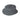 CPU cotton ripstop hat in dark gray, with front fabric patch and brim stitching