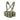 Olive tactical chest rig with crossed straps and multi-pocket front panel