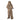 Ghillie suit with hooded coverall and long tan/brown fringe, full-body camo