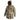 Camouflage twill parka with full hood, front zipper and snap pockets.