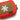 Red mini medical kit pouch front with tan patch and white cross emblem