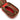 Interior of red mini medical kit pouch with tan mesh pockets and red lining