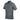 Gray polo shirt with button placket and short sleeves