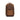 21L MOLLE Cordura backpack, dark brown, front panel with MOLLE webbing and orange trim