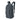 Nylon backpack in dark gray from the back with padded shoulder straps