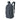 Nylon backpack in blue-gray from the back with padded shoulder straps