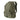 20L tactical backpack in olive green fabric, front zip pocket, MOLLE webbing, padded back