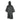 Dark waterproof poncho with hood and short cape sleeves