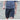 Navy blue cargo shorts with belt loops and a visible side cargo pocket.
