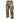 Olive-and-tan camo ripstop pants with cargo pockets and drawstring cuffs