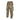 Desert camouflage cargo ripstop pants with side pockets and drawstring-cuffed hem