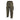 Multicolor camouflage cargo ripstop pants with side pockets and drawstring-cuffed hem