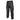 Black cargo ripstop pants with side cargo pockets and drawstring-cuffed hem