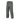 Gray-green ripstop cargo pants with side cargo pocket and adjustable drawstring hem.