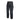 Black ripstop cargo pants with adjustable waistband and side cargo pockets