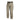 Beige ripstop cargo pants with adjustable waistband and cargo side pockets