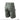 Polyester-cotton ripstop cargo shorts, dark green, elastic waistband and side pockets