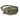 Olive and gray camo waist pack with front zip pocket, adjustable belt strap