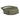 Olive green waist pack with front zip pocket and adjustable webbing belt straps.
