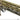 Dark earth airsoft electric rifle close-up of handguard rail with side cutouts
