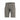 Men's tactical-style shorts in medium gray, with belt loops, button closure, side pockets
