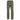 Olive waterproof rain pants with flap cargo pockets and ankle cuffs