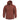 Maroon anorak jacket with zip front and pullover hood