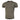 Olive crew-neck short-sleeve T-shirt with small chest logo