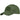 Tactical twill BB cap in olive green with front Velcro patch and curved brim
