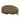 Coyote brown sunglasses pouch with zipper, woven texture and embossed logo