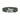 Dark green braided tactical survival bracelet with silver clasp and engraved logo.