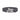 Dark gray paracord tactical survival bracelet with silver metal clasp and buckle.