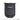 Rucksack liner dry bag in dark fabric with roll-top closure and side buckle strap