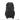 Black rucksack with padded straps, front panel pockets, and webbing harness