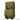 Olive tactical side pouch with dual front panels, webbing straps, and side zipper