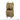 Tan MOLLE side pocket with front flap, buckles, and side zipper