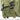 Olive drab side pocket with heavy-duty buckle and padded strap webbing