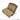 Tan utility pouch opened flat with fabric interior pockets and divider webbing