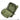 Olive utility pouch interior opened with padded divider straps and zip track