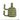 Olive modular drop-leg mount pouch with MOLLE webbing front and mounting straps