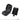 Black medical utility pouch with zip-open interior and MOLLE-style front panel