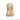 Beige camouflage rucksack with top flap and front compression straps