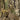 25L rucksack camo fabric with plastic buckle and stitched strap detail in tan and green