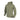 Olive green softshell jacket with full-zip front and hood, zippered chest and arm pockets