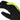 Close-up of black glove palm with hi-viz yellow trim and small logo near wrist