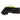 Hi-viz yellow and black glove with textured black palm and red-tipped wrist strap